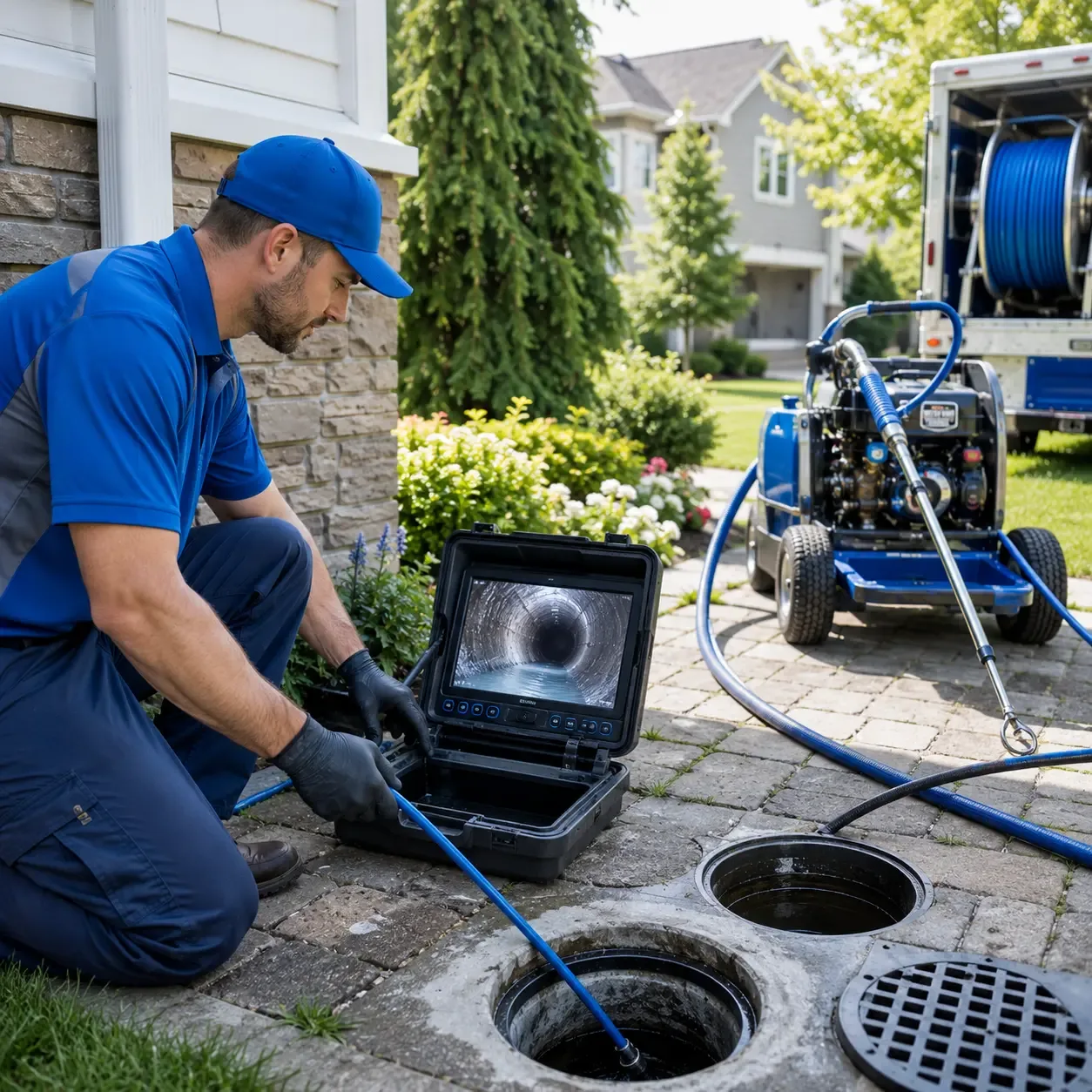 Outdoor drain cleaning professionals serving North Waterboro, ME